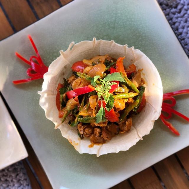 The wait is finally over! here comes our new weekly special "Kroueng Stir Fried" 😋
#egbok #goodeatingforagoodcause #spoonscambodia #spoonscafe #spoonssiemreap #spoonsegbokcafe #siemreapeats #localeats #foddie #foodstagram #instafood #instafoodie #supportlocal #finedining #eatingasia #tripstosiemreap #travelasia #discoverlocal #exploresiemreap #cambodiacusine #khmercuisine #localfood #cambodia #travelenjoyrespect #foodphotography